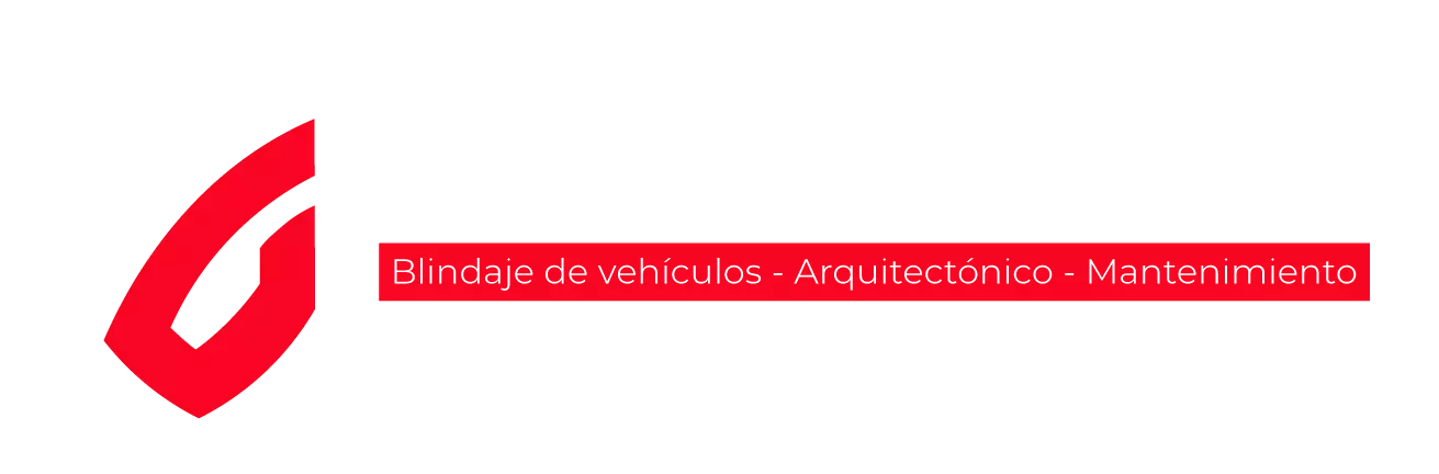 logo interblindajes, logo internacional de blindajes